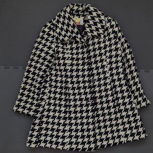 Calvin Klein wool coat cream/black